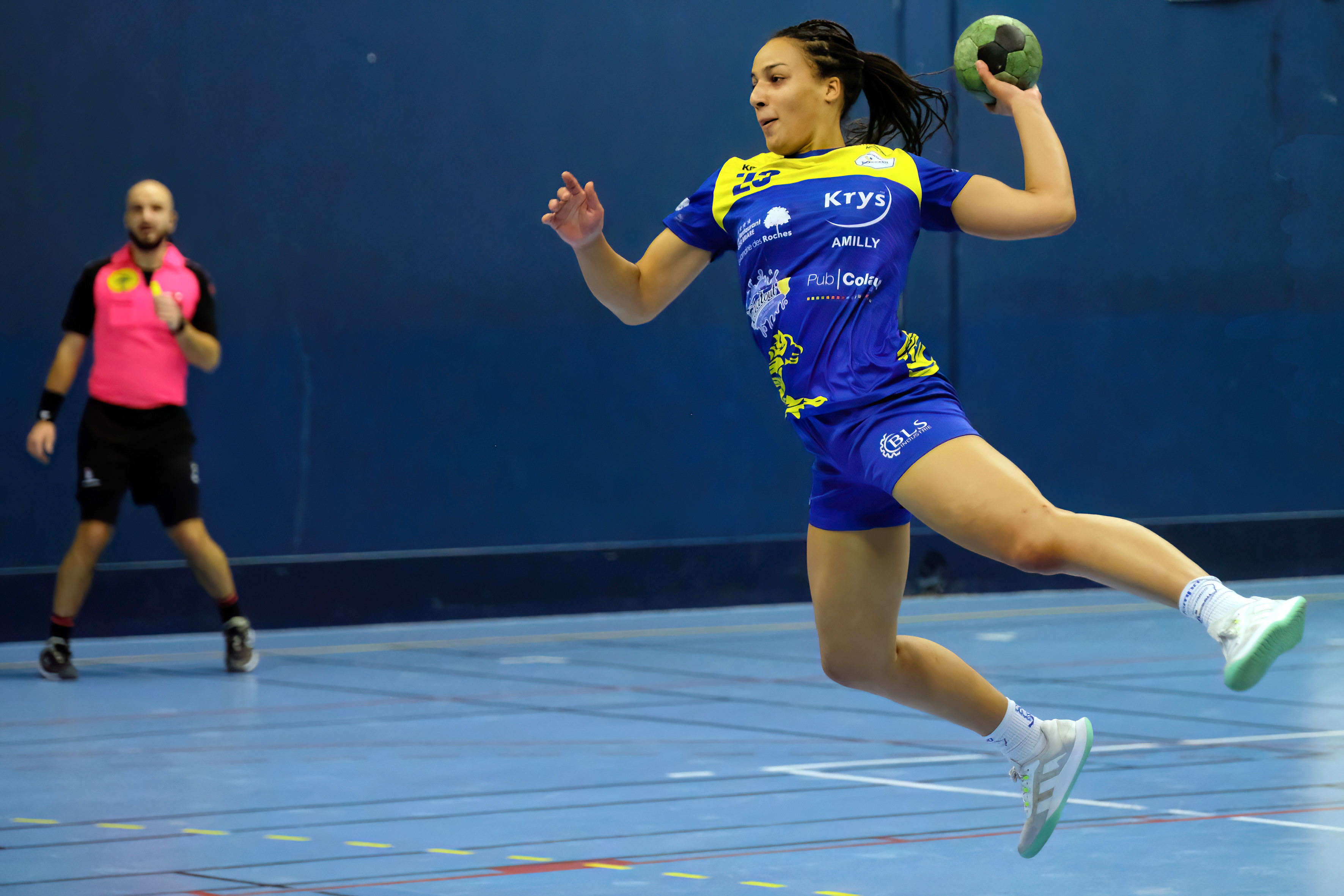 Margaux au tir avec l’USM Montargis
